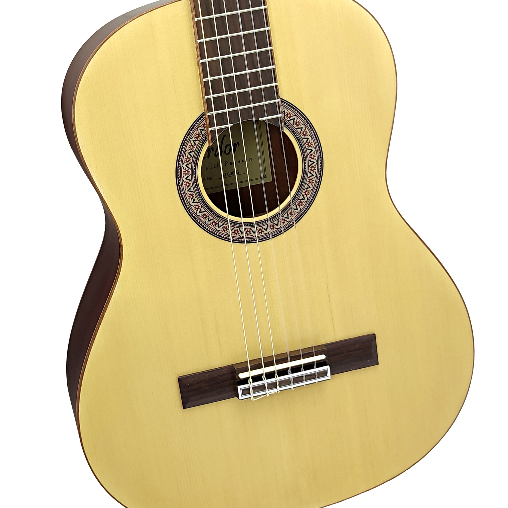 Ardor LCG068S Klasik Gitar CİLASIZ, MAT