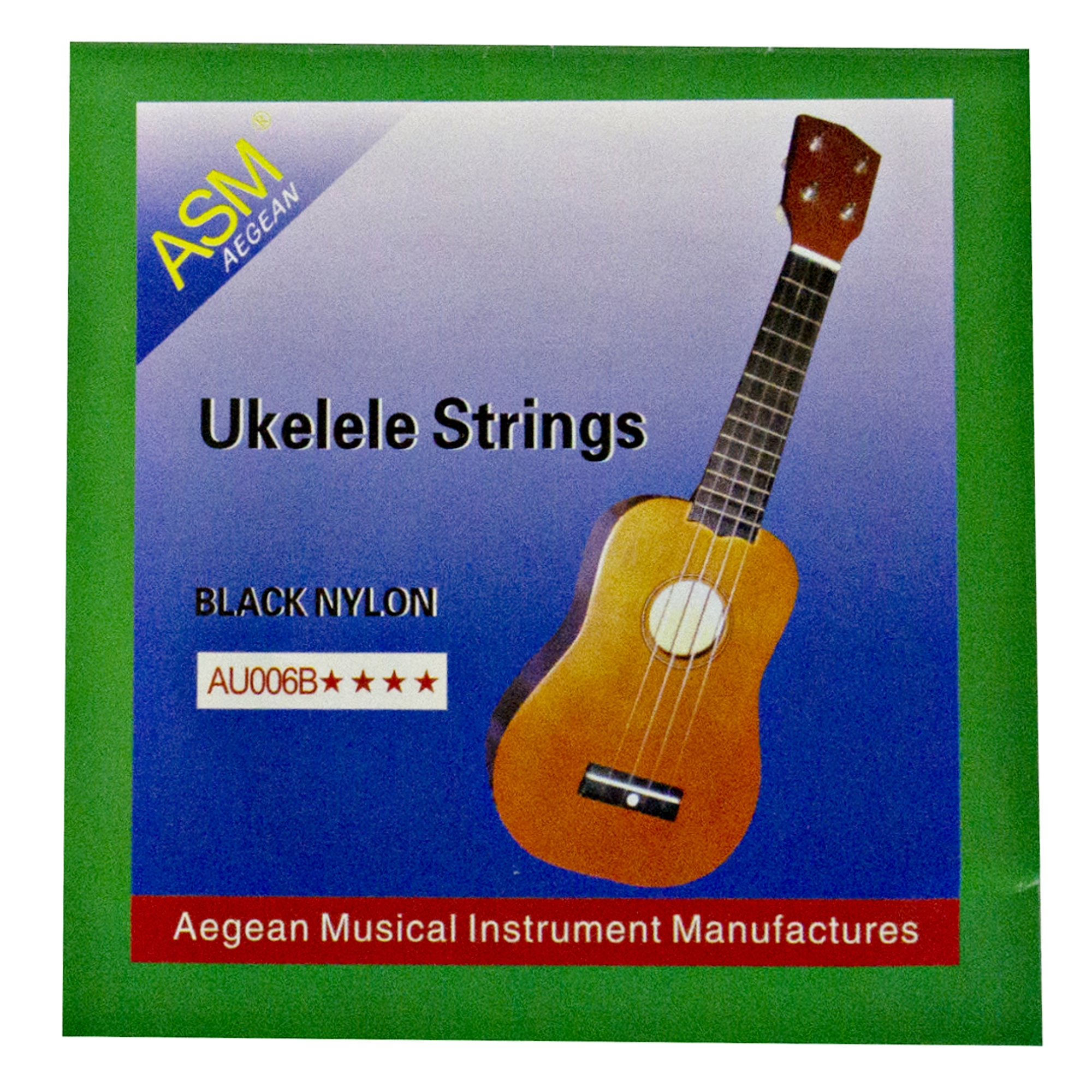 ASM%20Aegean%20Ukulele%20Teli%20Takım%20Siyah